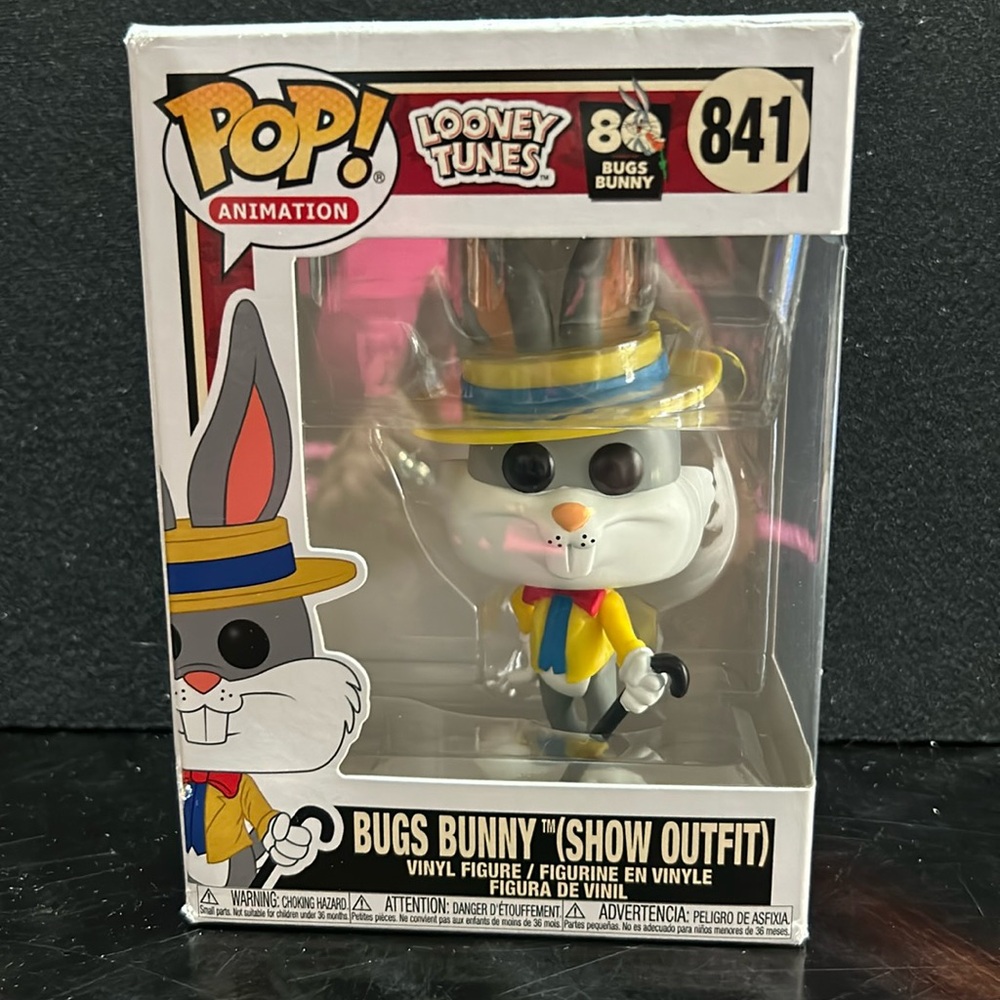Funko Pop! Animation Looney Tunes Bugs Bunny (Show Outfit) Vinyl Figure NIB